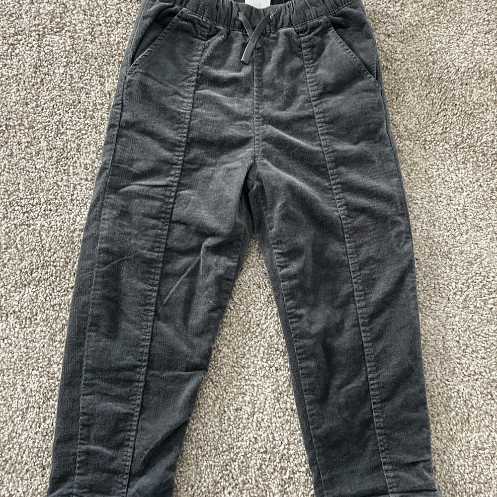 ZARA Boys Gray Corduroy Pants 4-5Y